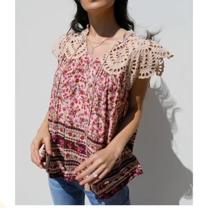 NWOT BOHO Lace top!